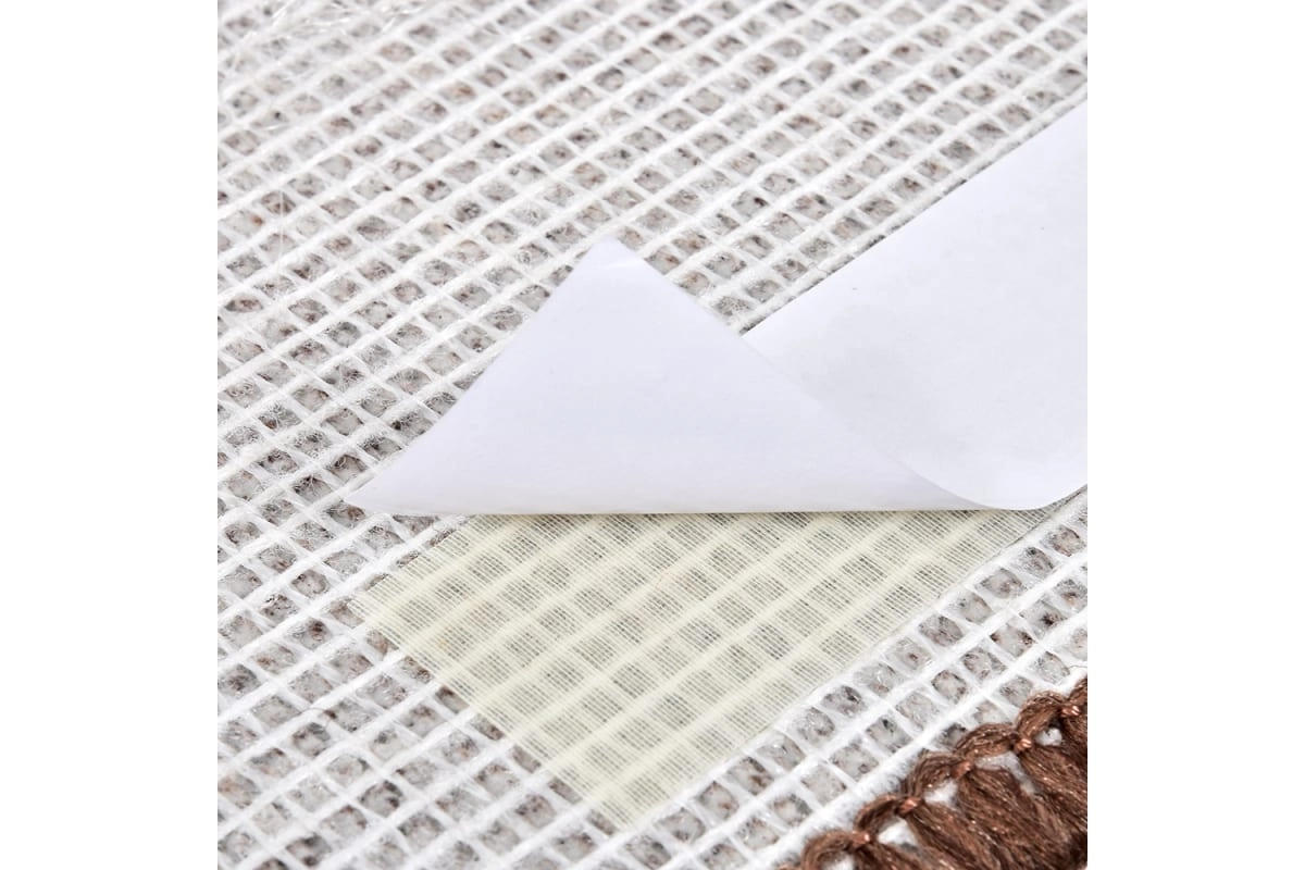 Коврик на ступеньку VORTEX 25х65 см, коричневый 27001 рассрочка