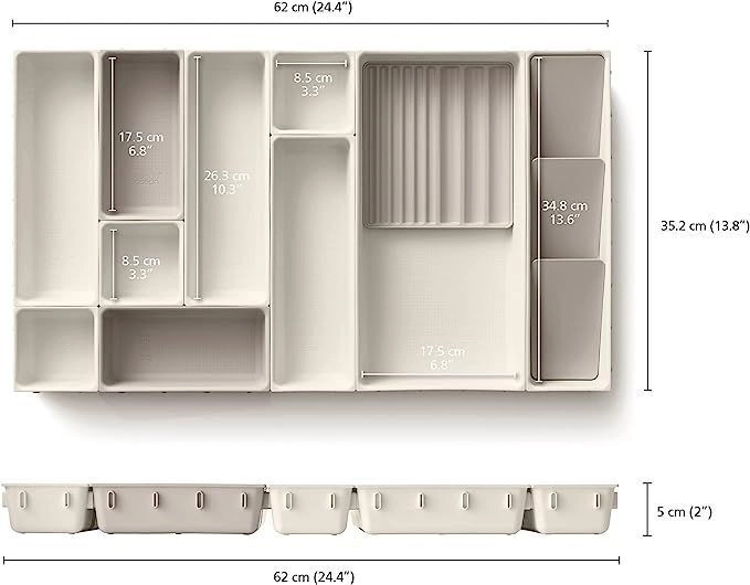 Органайзер для косметики Joseph Joseph Viva 12 отделений бежевый (75010) bo'lib to'lash