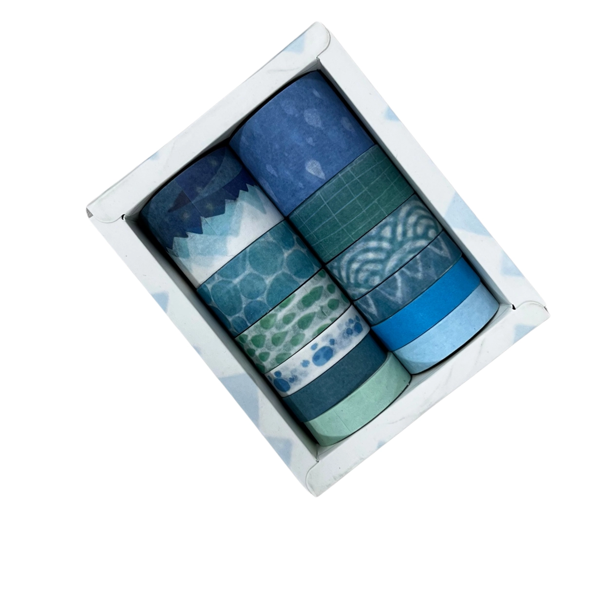 Набор декоративных скотчей зелёных оттенков, 12 рулонов по 2 м (HJ-YS504) характеристики