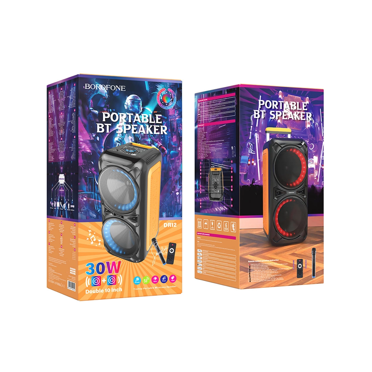 Портативная колонка Borofone DR12 рассрочка