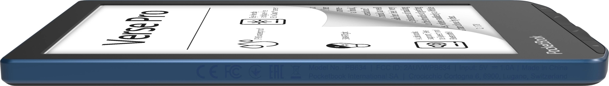 Elektron kitob PocketBook 634 Verse Pro Azure bo'lib to'lash