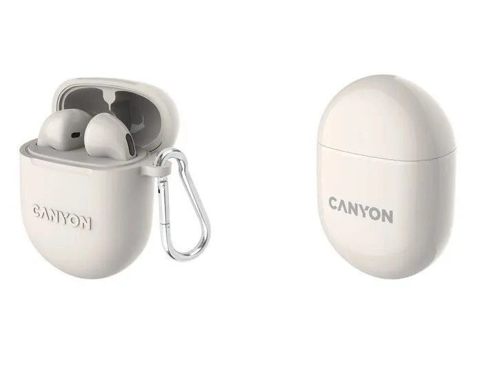 Наушники Canyon TWS-6 Beige рассрочка