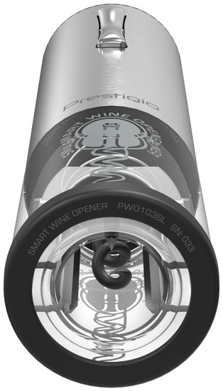 Штопор электрический. Набор аксессуаров Prestigio Nemi PWO103SL, серебристый рассрочка