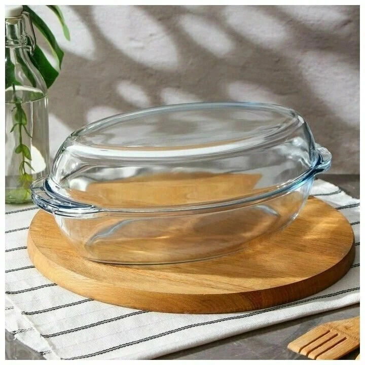 Pishirish uchun oval Pasabahce Borcam qolipi qopqog‘i bilan 5906200 2250+1800ml 2pr 1x4 1017156 - rasm №6 Pishirish uchun oval Pasabahce Borcam qolipi qopqog‘i bilan 5906200 2250+1800ml 2pr 1x4 1017156 bo'lib to'lash