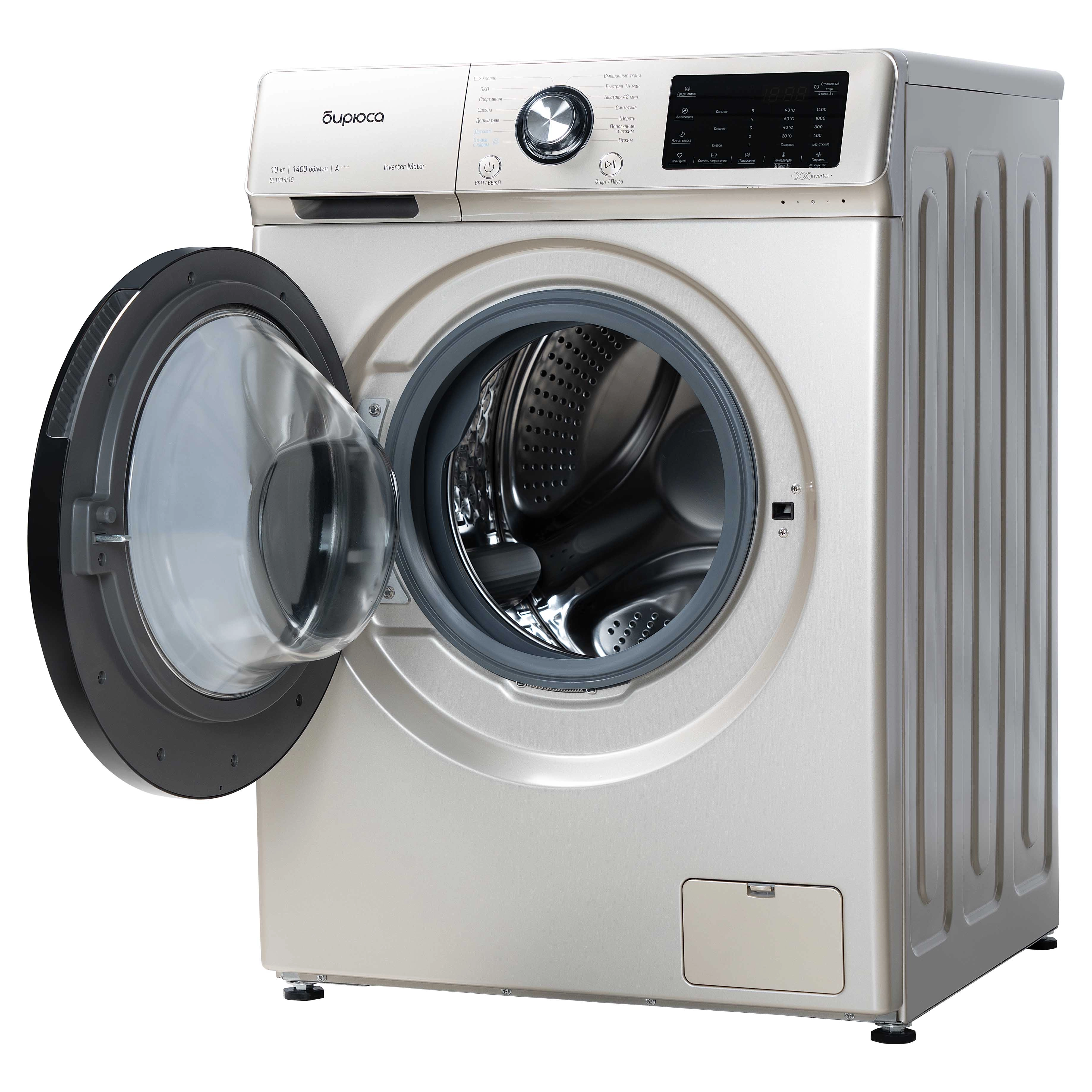 Стиральная машина Бирюса WM-SL1014/15 B 10 Кг bo'lib to'lash