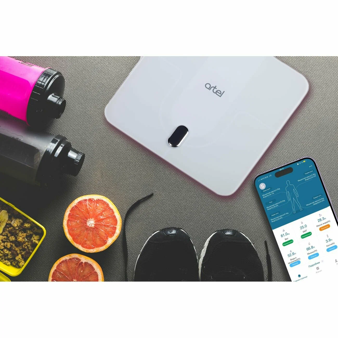 Напольные весы Artel ART-EB-2802 Белый рассрочка