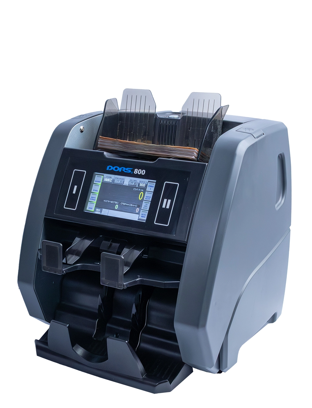 Двухкарманный счётчик-сортировщик банкнот DORS 800 M3 цена