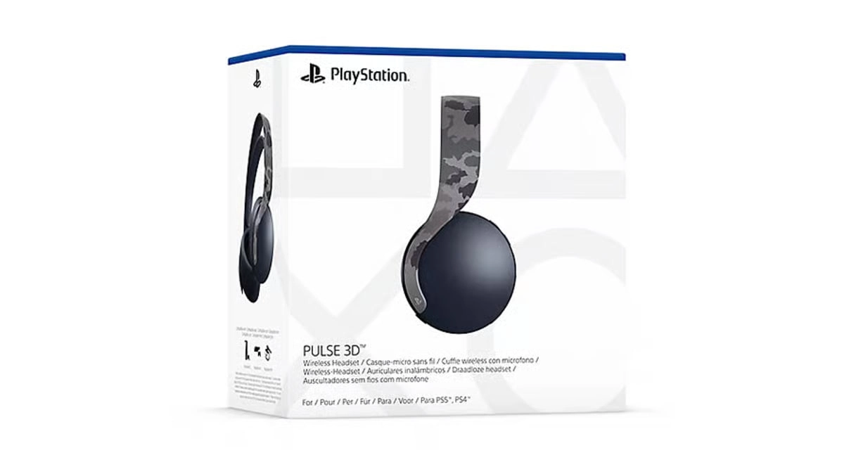 Simsiz quloqchin Sony Playstation PULSE 3D Wireless Headset,Gray Camouflage bo'lib to'lash