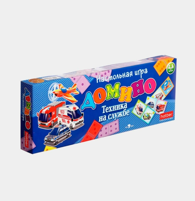 Bolalar uchun "Domino" stol o&lsquo;yini Hatber "Техника на службе" sotib olish