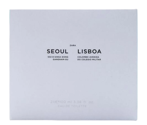 Zara Seoul 100ml & Zara Lisboa 100ml - erkaklar uchun xushbo'ylangan suv arzon