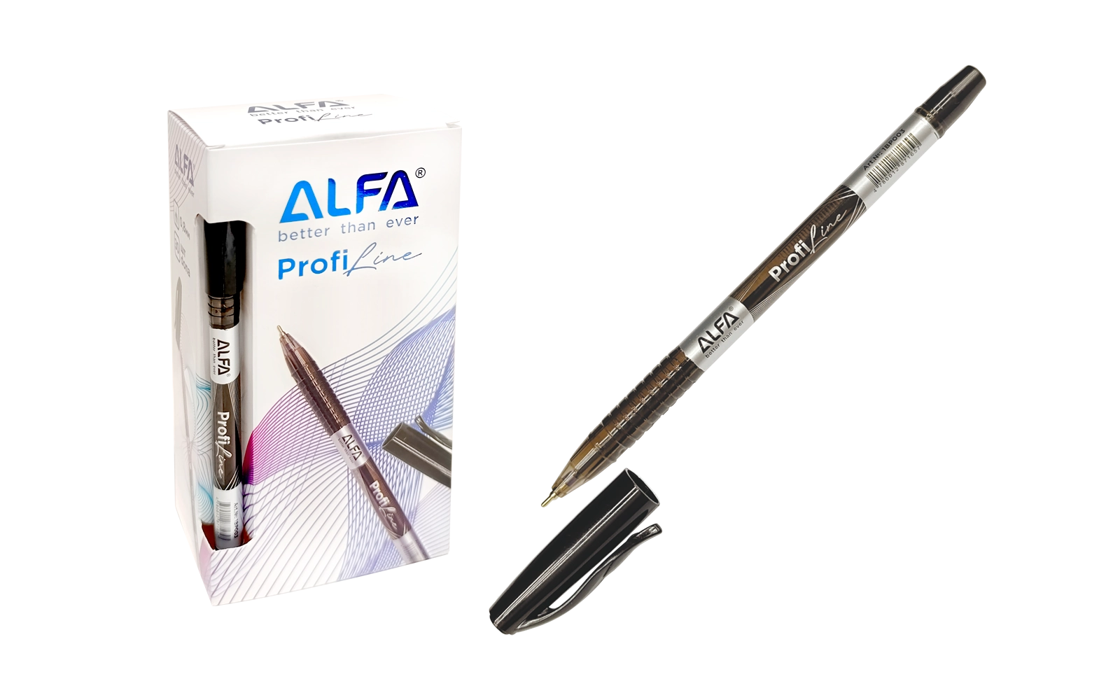 Qora sharikli ruchka ALFA 1BP003, (1 dona) sotib olish