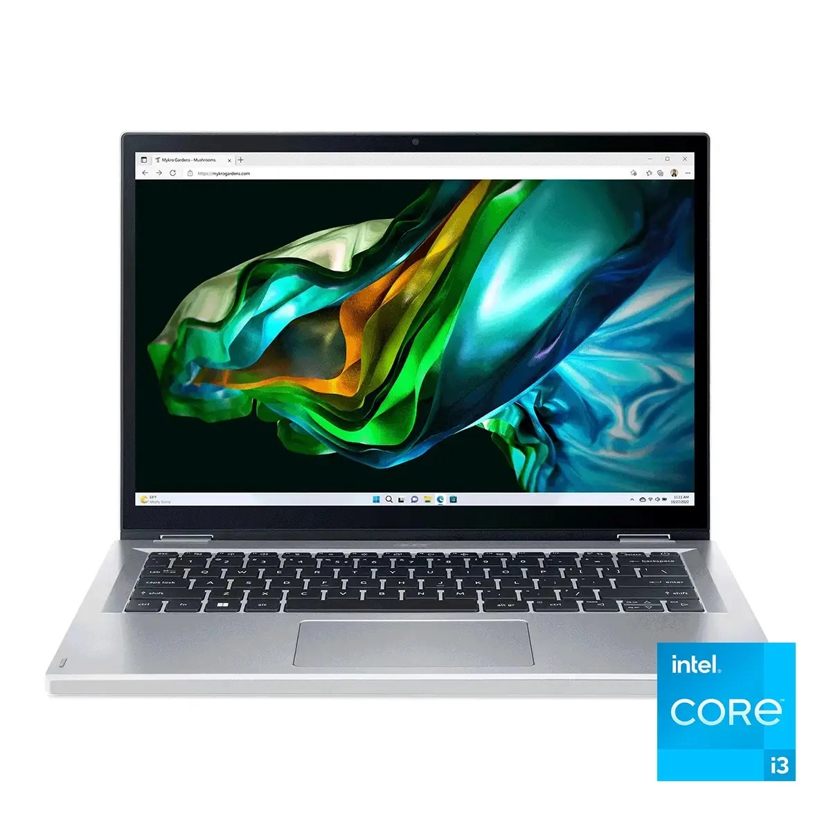 Acer SPIN Core i3-N305 / DDR 8GB / SSD 256GB / 14" FHD X360 TOUCH Noutbuki sotib olish