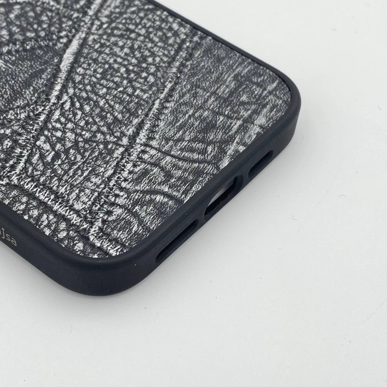 iPhone 15 Pro Max uchun Kajsa Glamours Collection Piecing qora g'ilofi onlayn