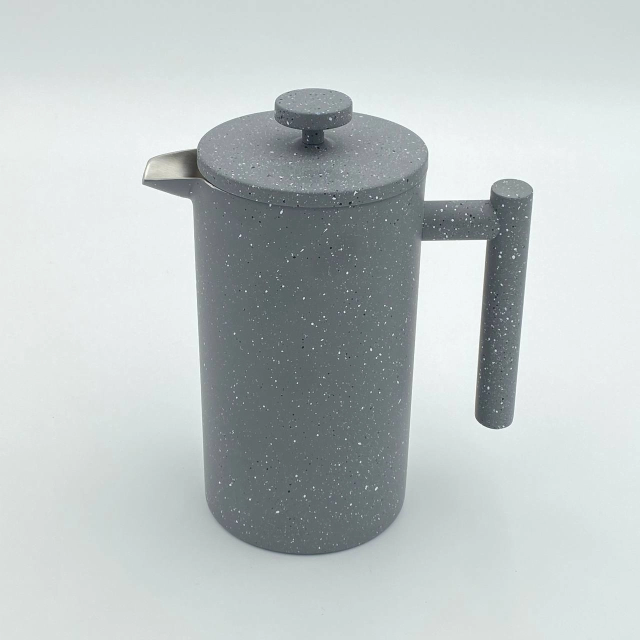 Royal home tableware & more 2004 Kofe va choy uchun pressli choynak 1L (marmar kulrang) sotib olish