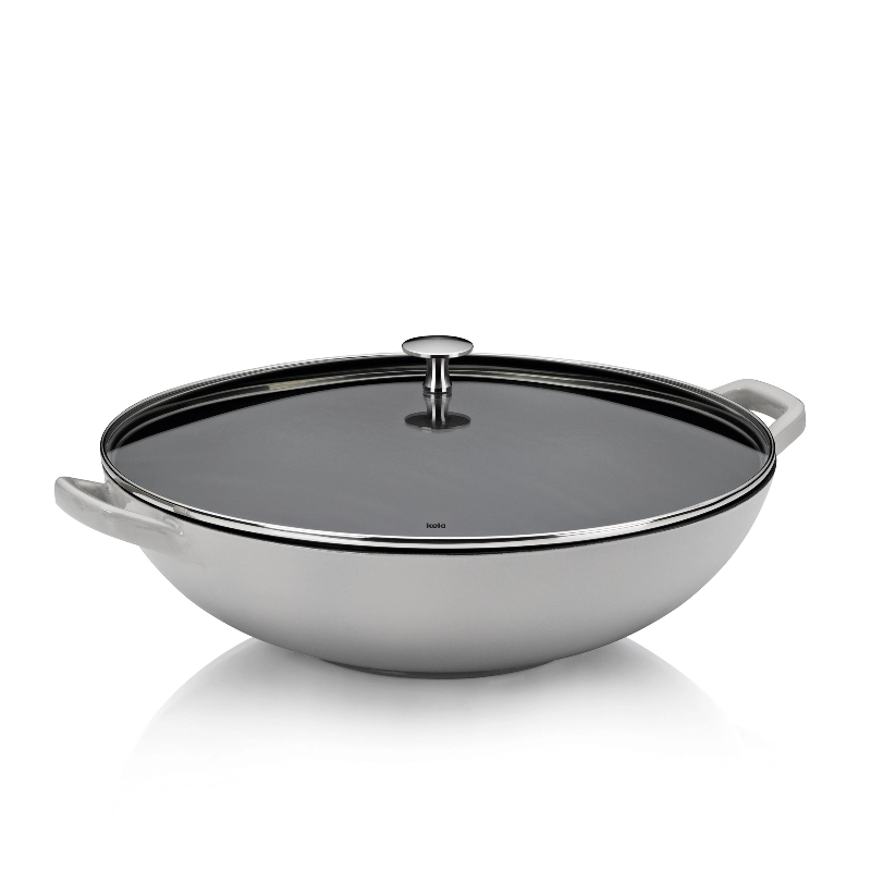 KELA Calido Chug‘un Wok Skovorodka, 36 sm, 4,0 l, Kulrang 12610 sotib olish