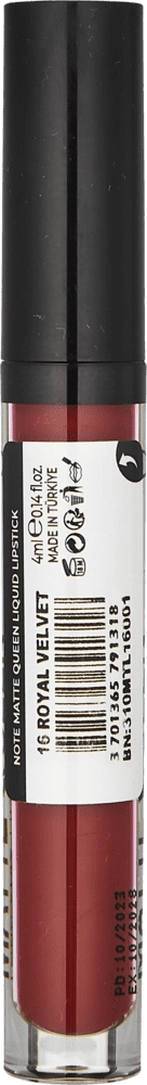 Помада для губ NOTE MATTE QUEEN LIQUID LIPSTICK 16 онлайн