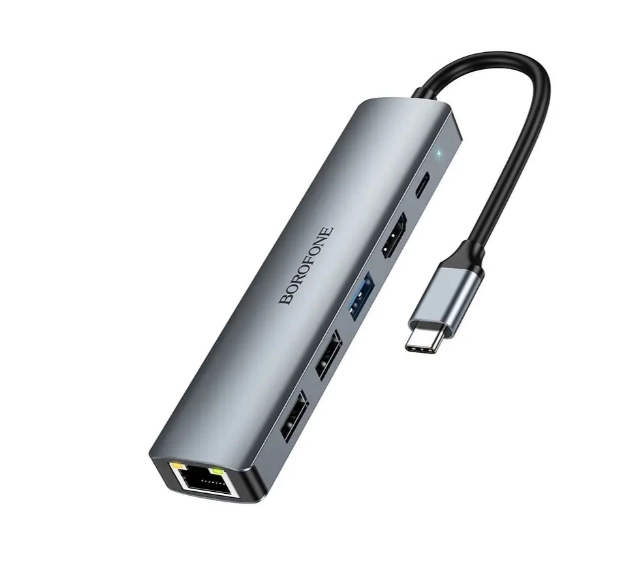 HUB-адаптер Hub Borofone DH16 Type-C купить