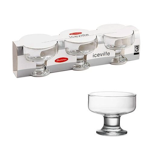 Pasabahce 41016 muzqaymoq idishlari to‘plami 3ta arzon