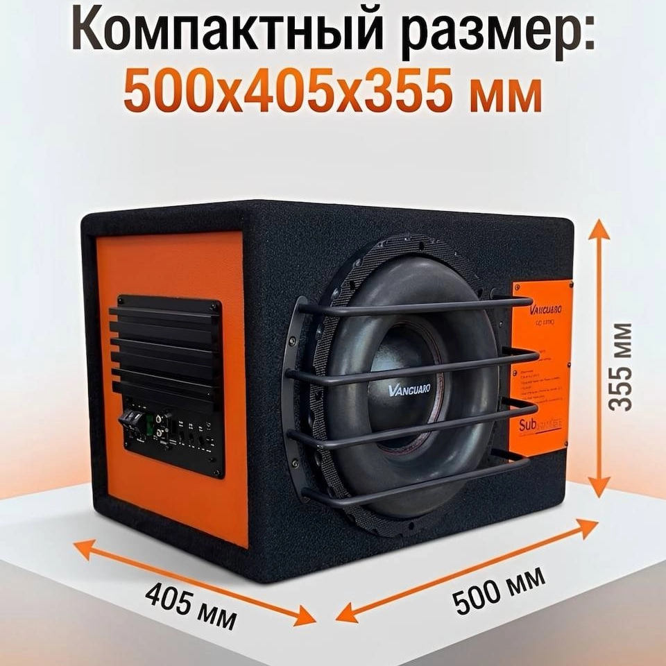 Сабвуфер активный Vanguard KD-10PRO active со встроенным заводским усилителем и коробкой недорого
