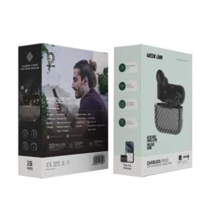 Беспроводные наушники Green Lion Earbuds Pro 2 ANC Carbon чёрные недорого