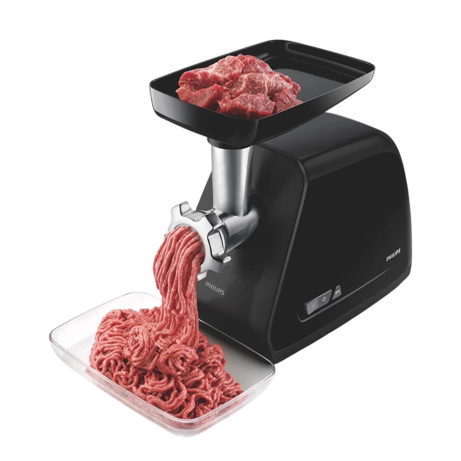 Электрическая мясорубка Philips HR2526/90 , Deep Black рассрочка