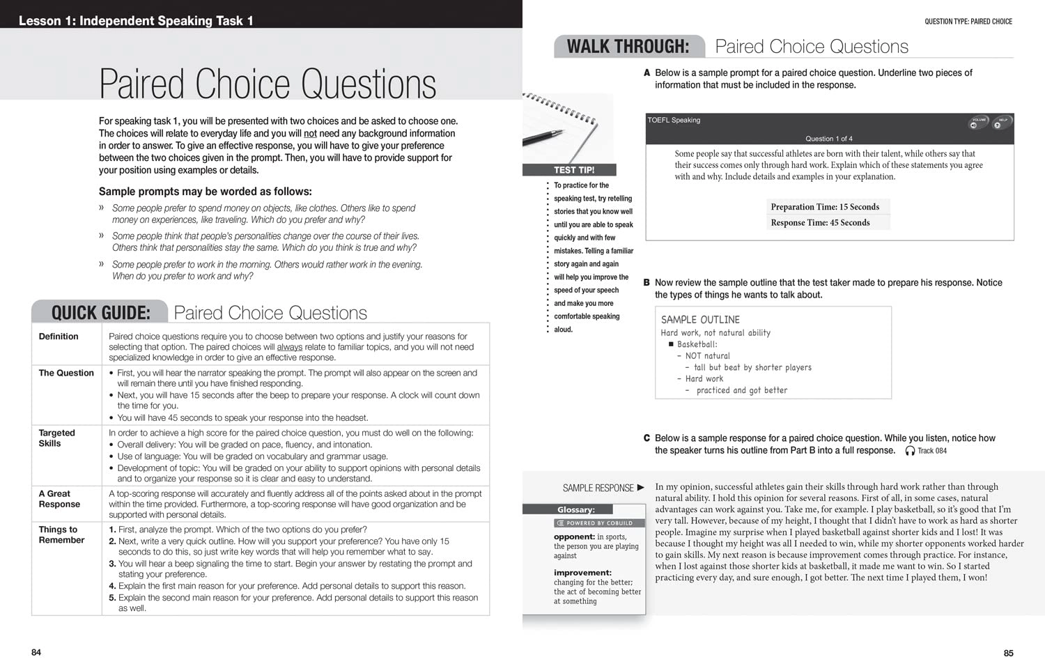 TOEFL Listening and Speaking Skills: TOEFL iBT 100+ (B1+) O'zbekistonda