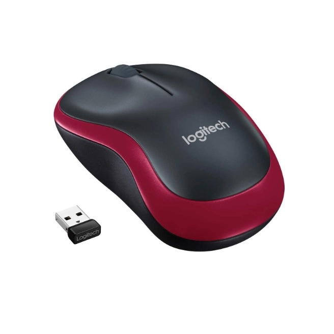 Мышь Logitech M185 Dark Red недорого