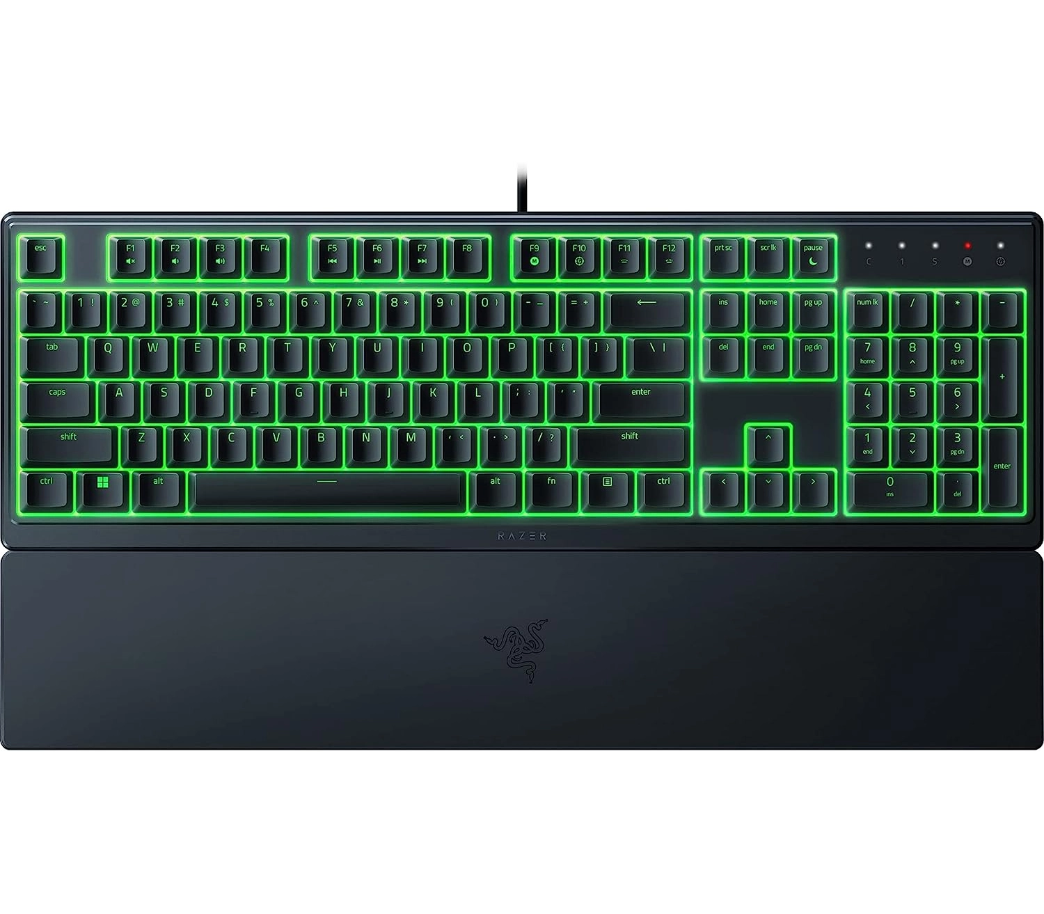 Razer Keyboard membrane Ornata V3 X 104key, USB-A, EN/RU, RGB, black sotib olish