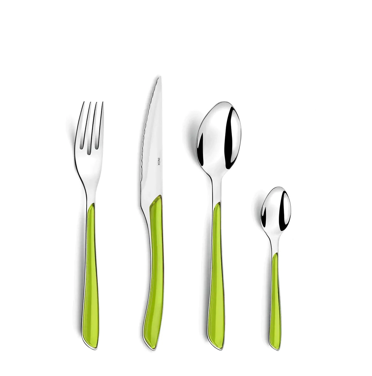 AMEFA Eclat Anise Green 24 buyumli oshxona to'plamlari to'plami, 2214AGPA10C40 sotib olish