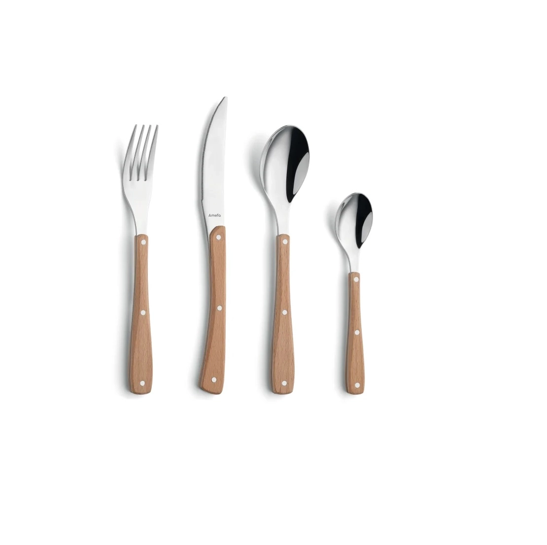 Набор столовых приборов 16 предмета Amefa Zephyr Wood  222411VG36B68 купить