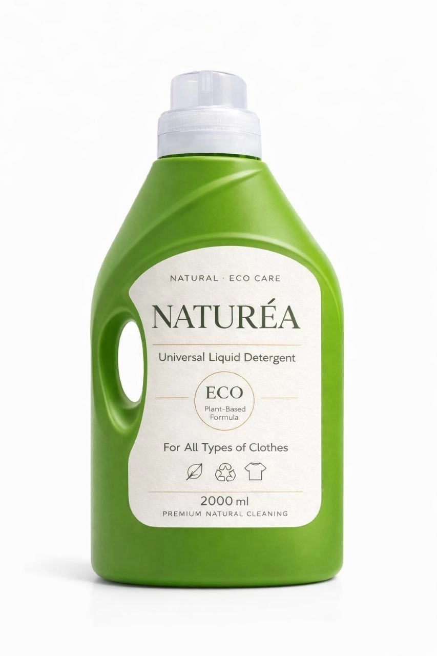 Универсальный гель для стирки Naturea &mdash; ЭКО-формула на растительной основе, 2000 мл купить