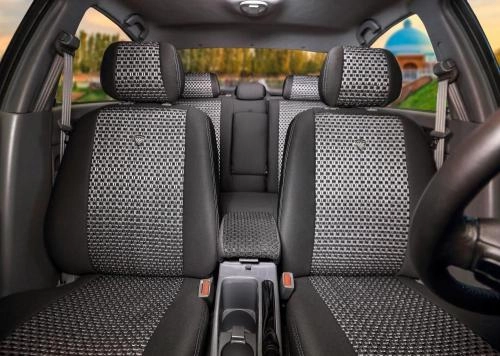 Авточехол Cardinar для Lacetti 3. Alfa с экокожей, Серый недорого