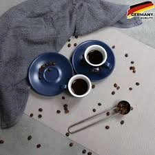 KELA Mattia espresso uchun piyola va taxtalar to'plami, 4 dona, ko'k 12754 - rasm №5 KELA Mattia espresso uchun piyola va taxtalar to'plami, 4 dona, ko'k 12754 onlayn