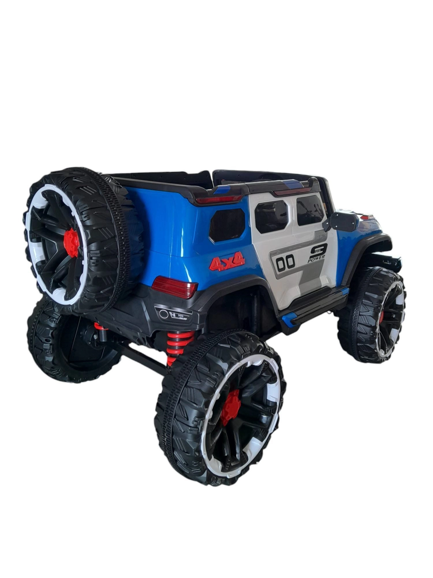 ALPOMISH Mercedes Benz AMG 4x4 ko'k rangli bolalar elektromobili arzon