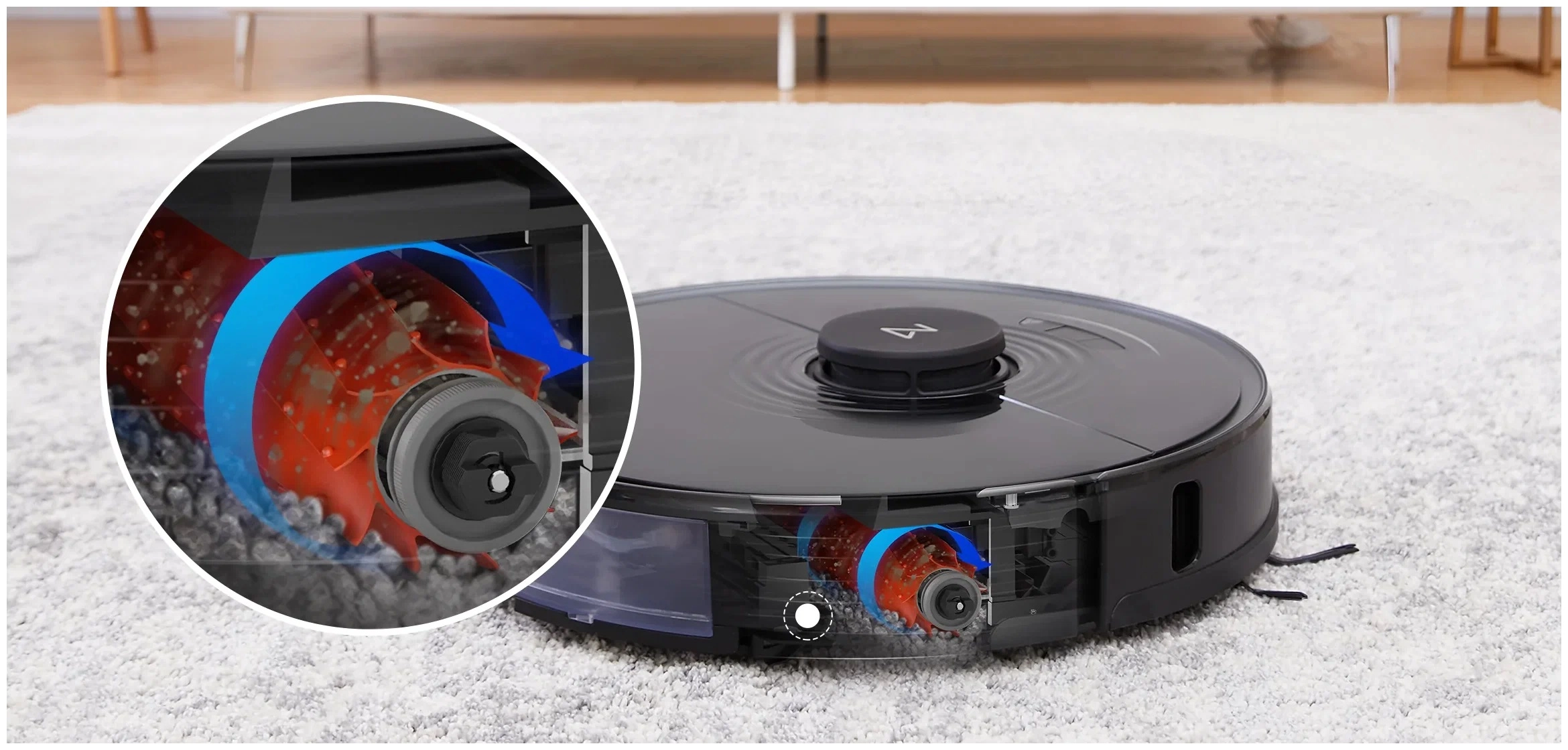 Робот-пылесос Roborock S7 MaxV Black быстрая доставка