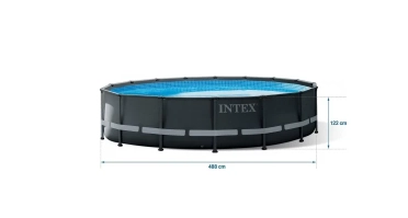 Каркасный бассейн Intex Ultra XTR Frame 488x122см 26326 онлайн