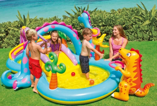 Надувной игровой центр &laquo;Динолэнд&raquo; Intex 57135 онлайн