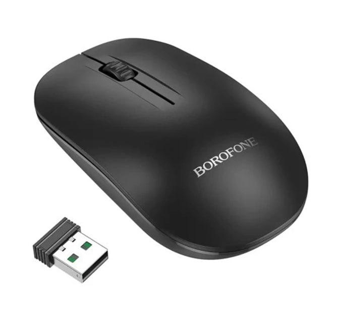 Беспроводная мышь Borofone BG14 черный онлайн