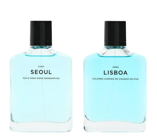 Zara Seoul 100ml & Zara Lisboa 100ml - erkaklar uchun xushbo'ylangan suv sotib olish