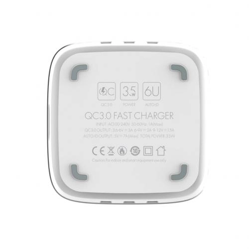 Сетевое зарядное устройство LDNIO A6704 рассрочка