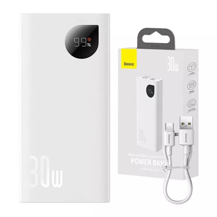 Power Bank Baseus Adaman2 10000mAh 30W tashqi akkumulyatori O'zbekistonda