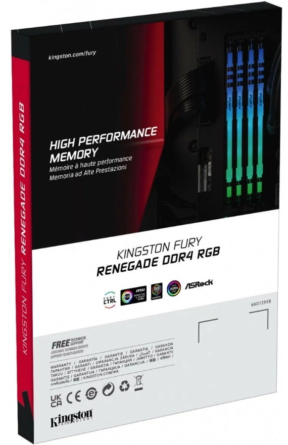 Kingston Fury Renegade RGB DDR4 16GB 3600Mhz (1x16GB) tezkor xotirasi bo'lib to'lash