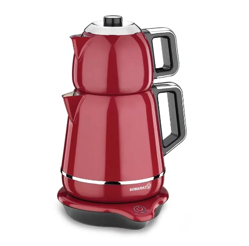 Электрический чайник + чайный набор Korkmaz Demiks (A332-01) красный купить