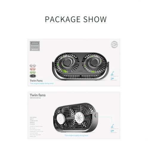 JOYROOM JR-CY273 (Black) ko&lsquo;chma ventilyatori arzon