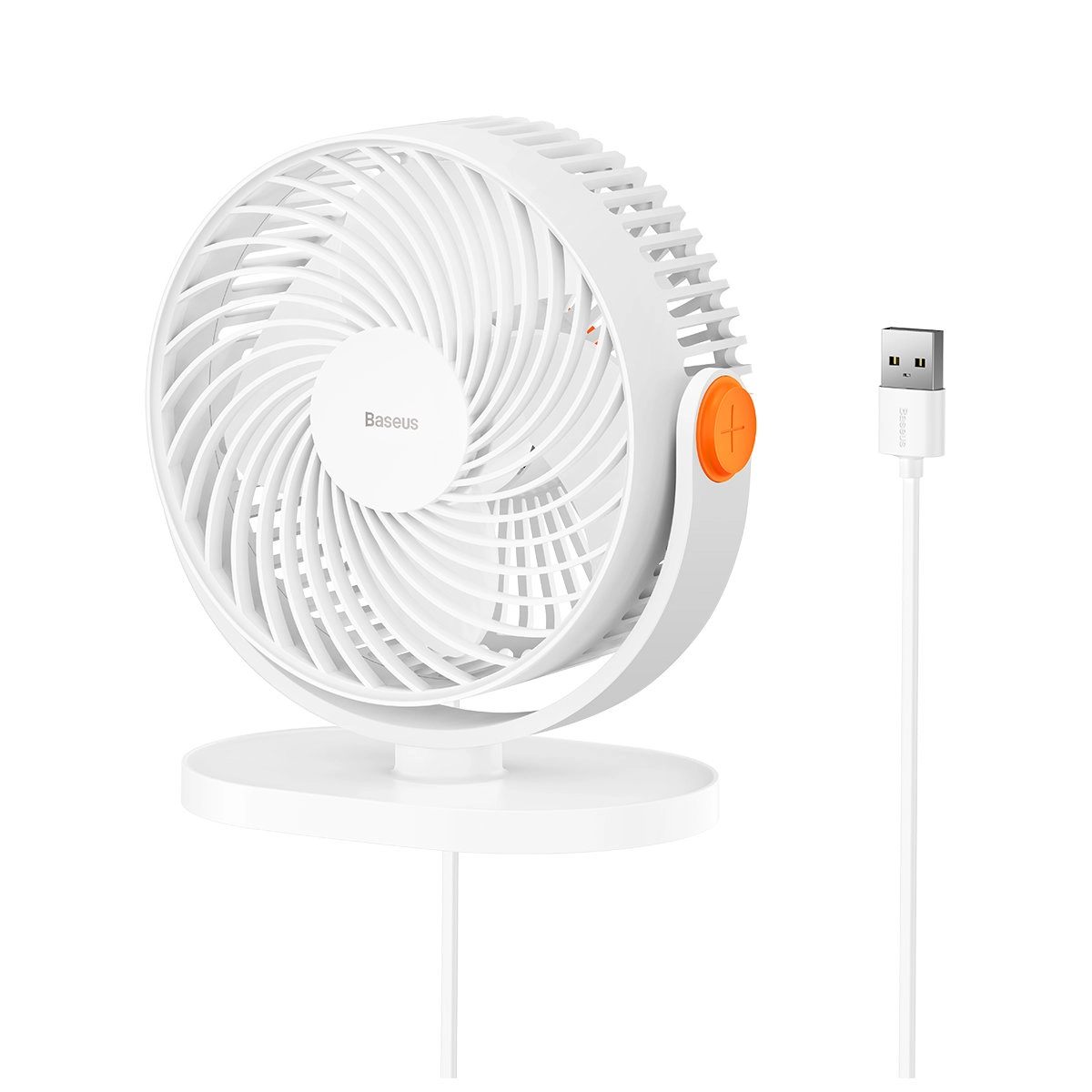 Baseus Serenity Desktop Fan oq mini-ventilyatori sotib olish