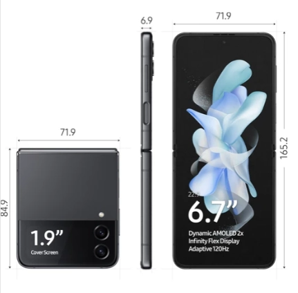 Смартфон Samsung Galaxy Z Flip 4  8/128GB Gray недорого