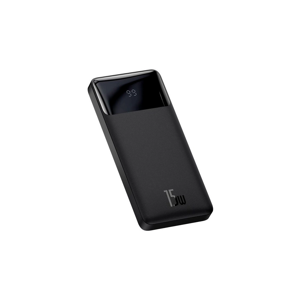 Baseus Bipow 10000 mAh 15 Vt qora tashqi akkumulyatori - rasm №3 Baseus Bipow 10000 mAh 15 Vt qora tashqi akkumulyatori arzon