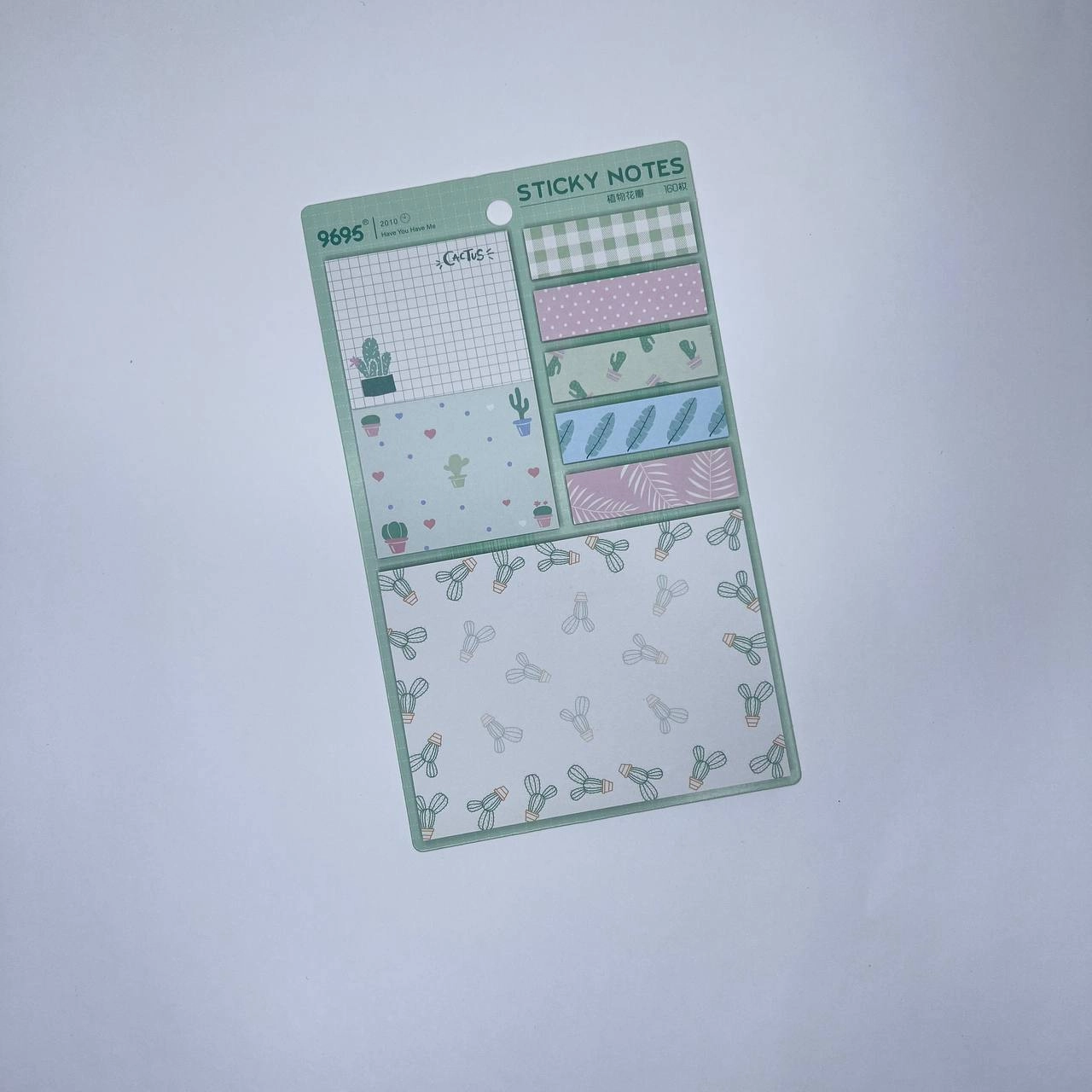 Стикеры для заметок 8 штук (зеленый) купить