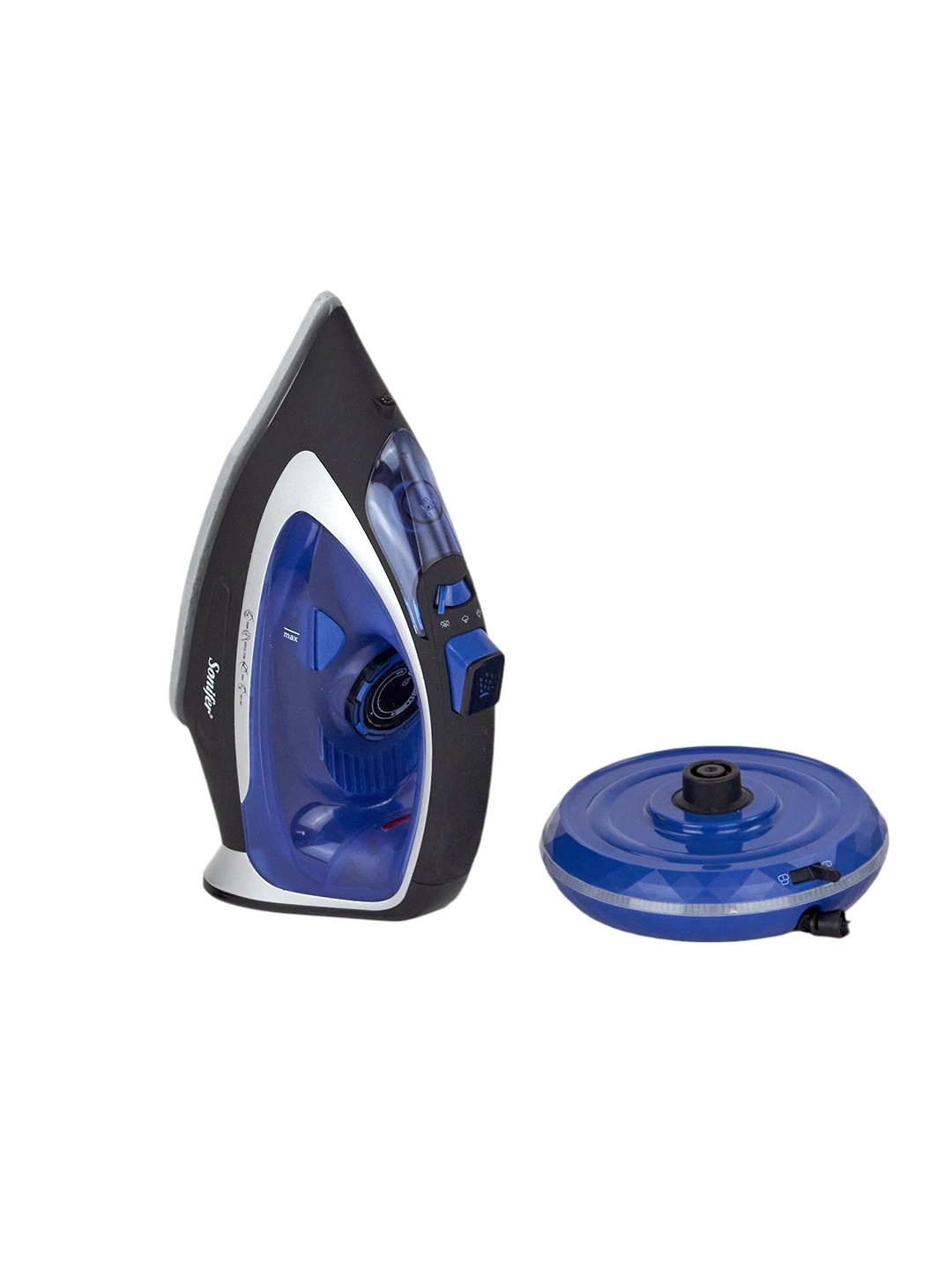 Bug' generatori bilan simsiz elektr dazmol Sonifer SF-9067 ko'k rangli arzon