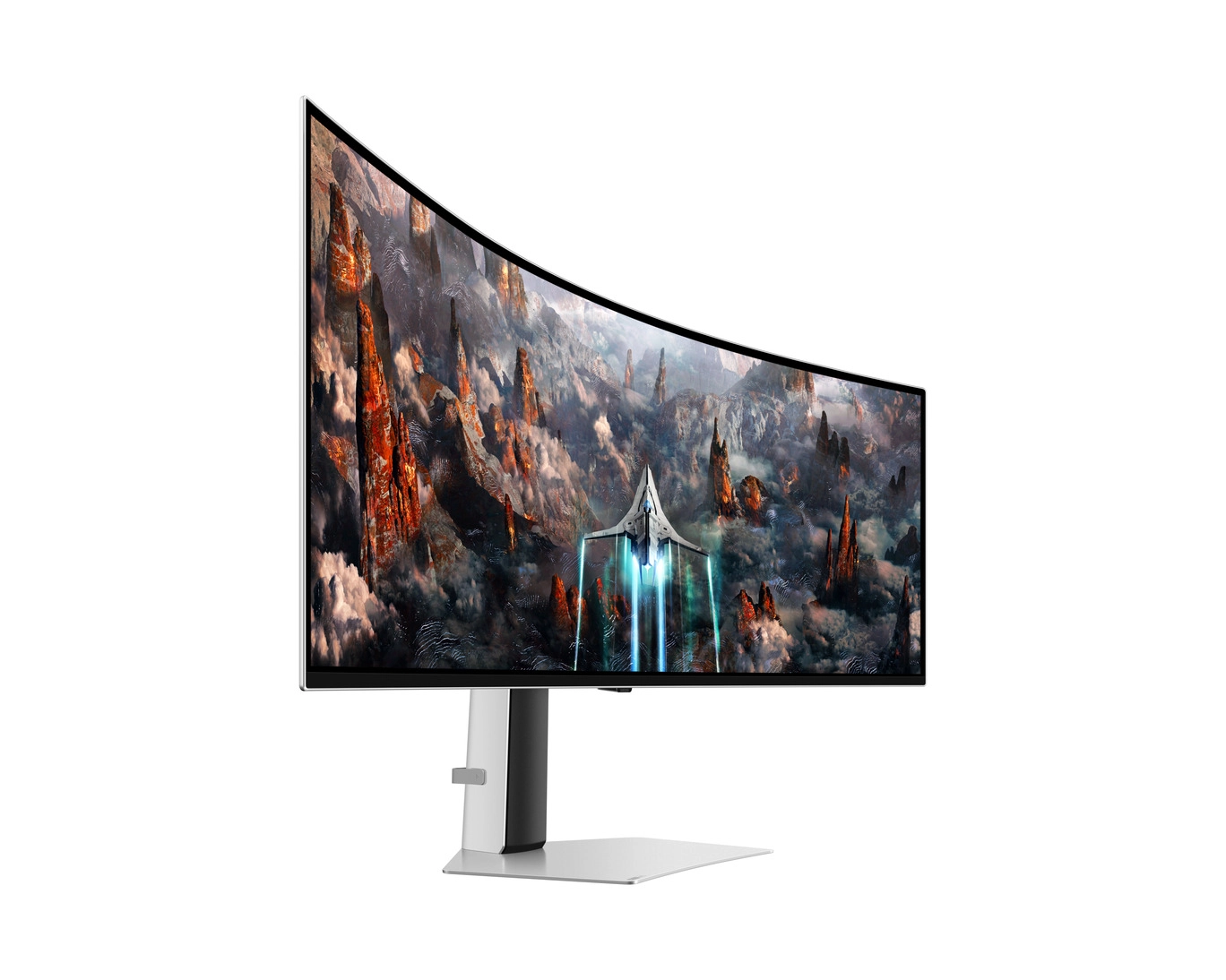 Monitor Samsung Odyssey OLED G9 / 49&Prime; / 240Hz / DQHD / OLED / 0.03 ms / HDR10+ (S49CG934SC) , White bo'lib to'lash